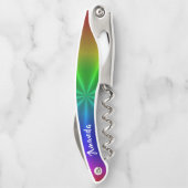 LGBT Rainbow Pride Love Wins Kurkentrekker (Achterkant)