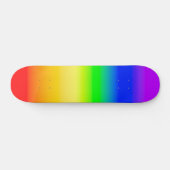 LGBT Rainbow Pride Ombre gradiëntstripes Persoonlijk Skateboard (Horizontaal)