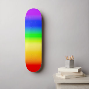 LGBT Rainbow Pride Ombre gradiëntstripes Persoonlijk Skateboard