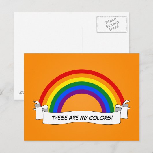LGBT rainbow pride Postcard Briefkaart (Voorkant / Achterkant)