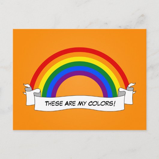 LGBT rainbow pride Postcard Briefkaart (Voorkant)