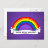 LGBT rainbow pride Postcard Briefkaart (Voorkant / Achterkant)