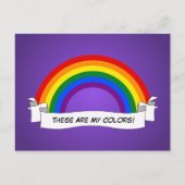 LGBT rainbow pride Postcard Briefkaart (Voorkant)