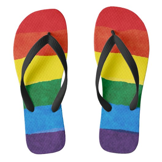 LGBT Rainbow Pride Teenslippers (Voetbed)
