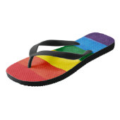 LGBT Rainbow Pride Teenslippers (Schuin)