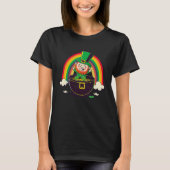 LGBT Rainbow Supporter Gay St Patricks Day  3 T-shirt (Voorkant)