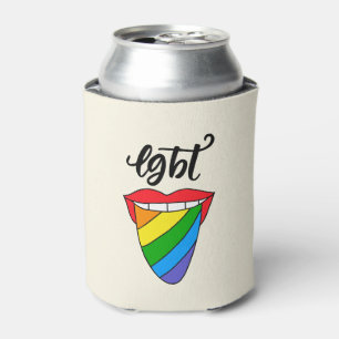 LGBT Rainbow Tongue Blikjeskoeler