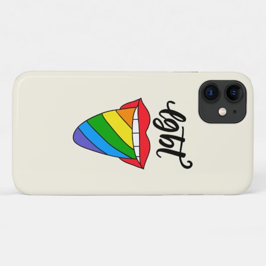 LGBT Rainbow Tongue Case-Mate iPhone Case (Achterkant (horizontaal))