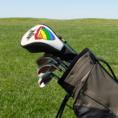 LGBT Rainbow Tongue Golfheadcover (Insitu)