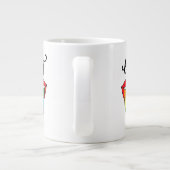 LGBT Rainbow Tongue Grote Koffiekop (Achterkant)