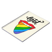 LGBT Rainbow Tongue Notitieboek (Linkerzijde)