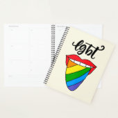 LGBT Rainbow Tongue Planner (Display)