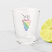 LGBT Rainbow Tongue Shot Glas (Achterkant)