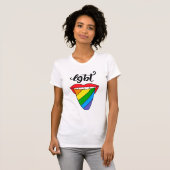 LGBT Rainbow Tongue T-shirt (Voorkant volledig)