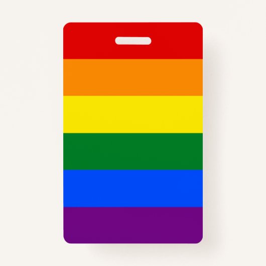 LGBT Rainbow-vlag Badge (Voorkant)