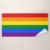 LGBT Rainbow-vlag Badhanddoek (Badhanddoek)