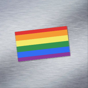 LGBT Rainbow-vlag Magnetisch Visitekaartje