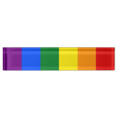 LGBT Rainbow-vlag Naambordje (Voorkant)