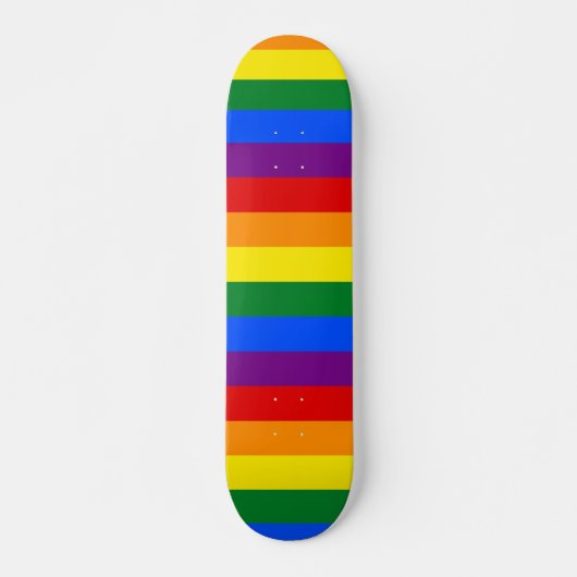 LGBT Rainbow-vlag Persoonlijk Skateboard (Voorkant)