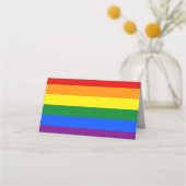 LGBT Rainbow-vlag Plaatskaartje (Voorkant)