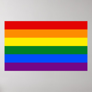 LGBT Rainbow-vlag Poster