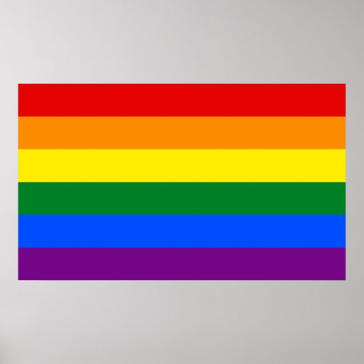 LGBT Rainbow-vlag Poster (Voorkant)