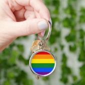 LGBT Rainbow-vlag Sleutelhanger (Hand)