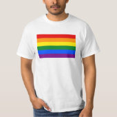 LGBT Rainbow-vlag T-shirt (Voorkant)
