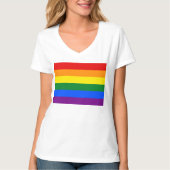 LGBT Rainbow-vlag T-shirt (Voorkant)