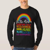 LGBT Rainow Flag T-shirt (Voorkant)