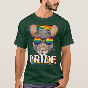 LGBT Rat Gay Pride LGBTQ Rainbow Flag Zonbrillen T-shirt