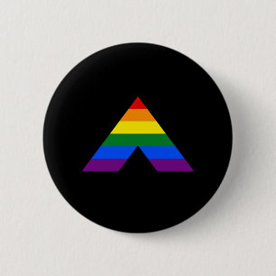 LGBT recht piramidesymbool Ronde Button 5,7 Cm