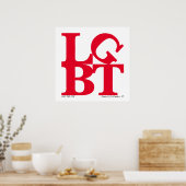 LGBT Red Pop Poster (Keuken)