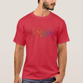 LGBT Regenboog Auto Spray Automotive Voertuig Auto T-shirt