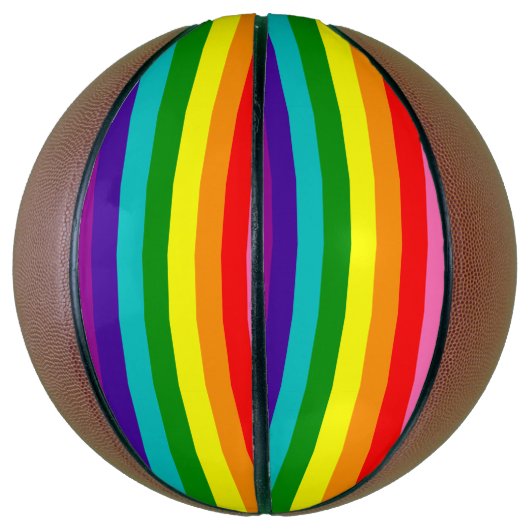 LGBT (Regenboog) Basketbal (Verticaal)