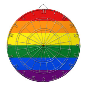 LGBT Regenboog Gay Pride Vlag Dartbord