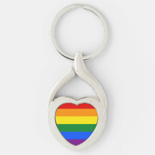 LGBT Regenboog Gay Pride Vlag Sleutelhanger