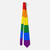 LGBT Regenboog Gay Pride Vlag Stropdas (Achterkant)
