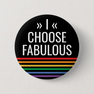 LGBT Regenboog Gestreepte Zwarte Aangepaste Gay Pr Ronde Button 5,7 Cm