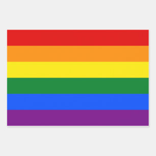 LGBT-regenboog Inpakpapier Vel