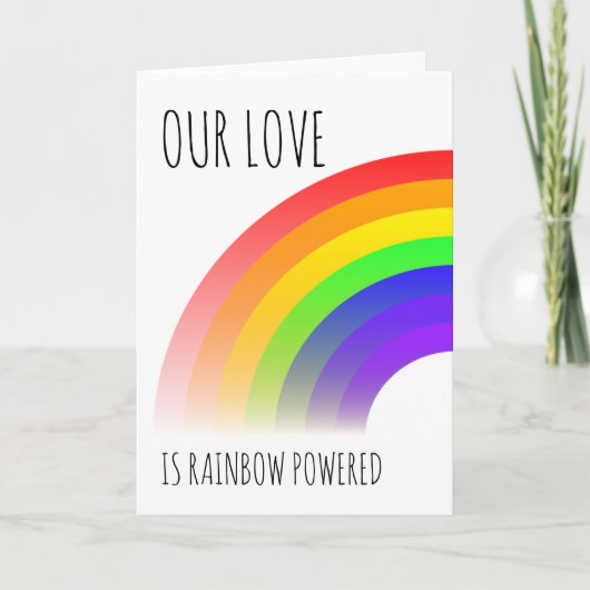 LGBT Regenboog Kaart (Voorkant)