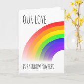 LGBT Regenboog Kaart (Gele Bloem)