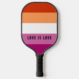 LGBT regenboog Lesbian Pride Flag Aangepaste Tekst Pickleball Paddle