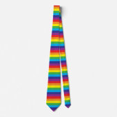 Lgbt Regenboog Patroon Stropdas (Voorkant)