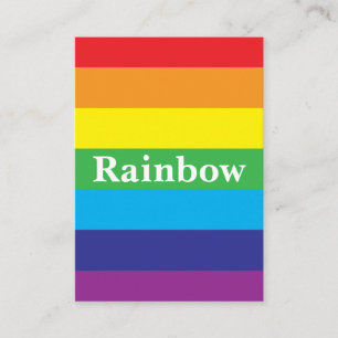 Lgbt Regenboog Patroon Visitekaartje