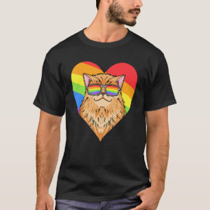 LGBT Regenboog - Perzische Kat - Gay Pride - LGBT  T-shirt