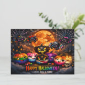 🕷️🌈LGBT Regenboog Pompoenveld kaart (Staand voorkant)