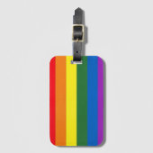 LGBT Regenboog Pride Bagage Label (Voorkant (verticaal))