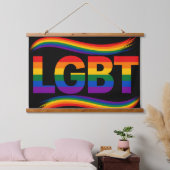 LGBT Regenboog Pride Hangend Wandkleed (Slaapkamer)