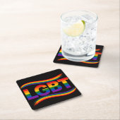 LGBT Regenboog Pride Kartonnen Onderzetters (Insitu)